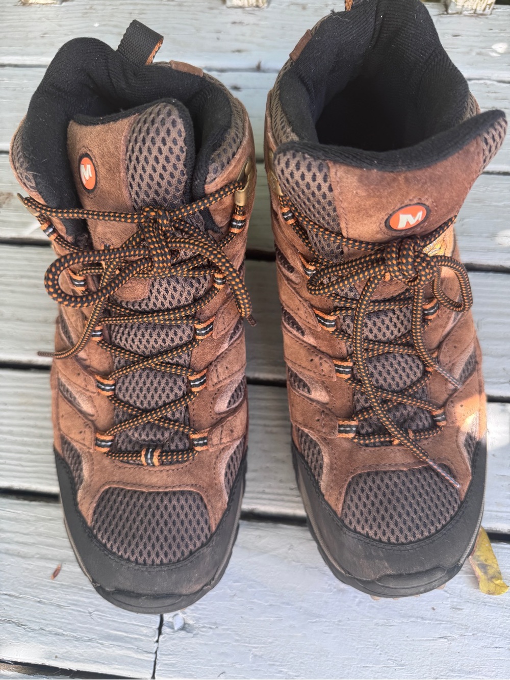 Merrell Moab 2 Mid Waterproof Hiking Boots Earth Brown Men's Size 10 J06051